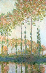 Pappeln am Ufer der Epte, Herbst, 1891